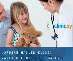 Vordere Häslen klinik (Karlsruhe District, Baden-Württemberg)