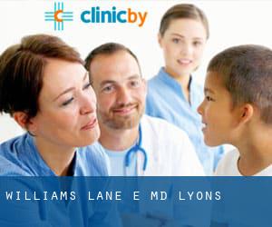 Williams Lane E MD (Lyons)